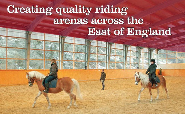 Creating quality riding arenas across the east of england. Call on 01473 892583